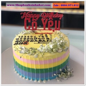 Bánh Sinh Nhật Cuốn Lịch - CL57